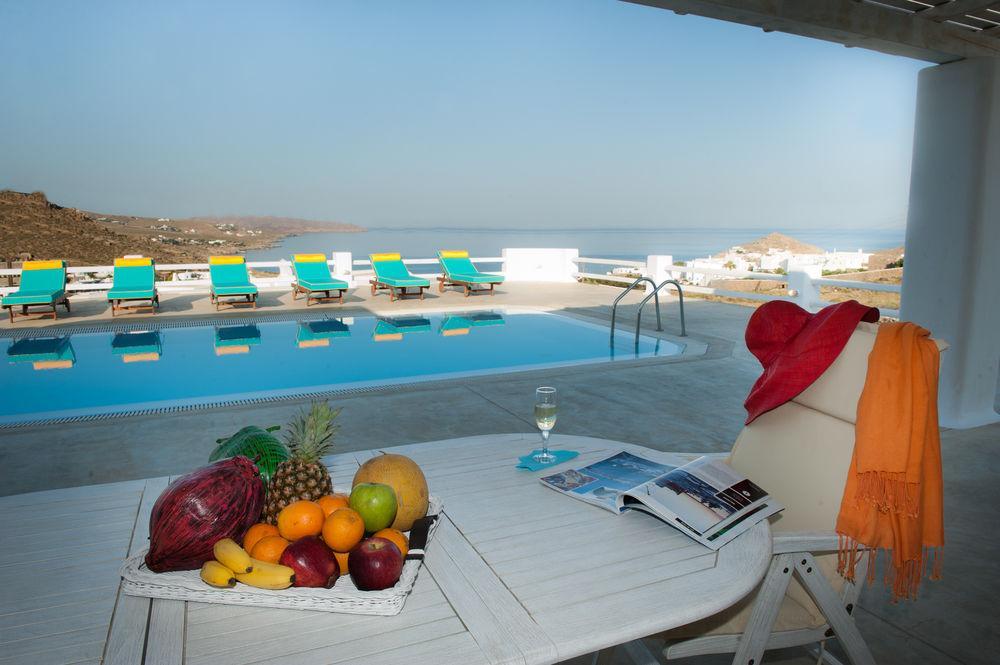 Myconian Princess Luxury Villas Kalafatis Bagian luar foto