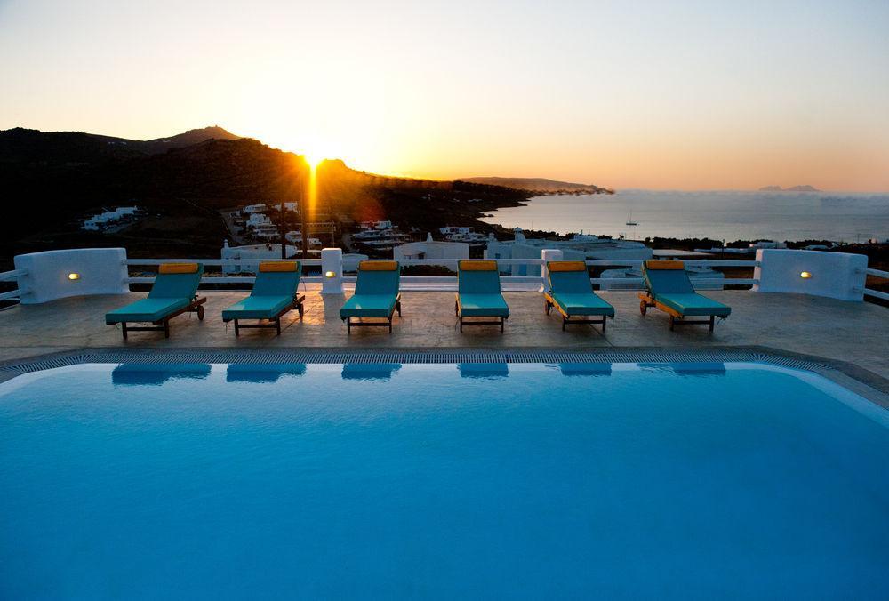 Myconian Princess Luxury Villas Kalafatis Bagian luar foto