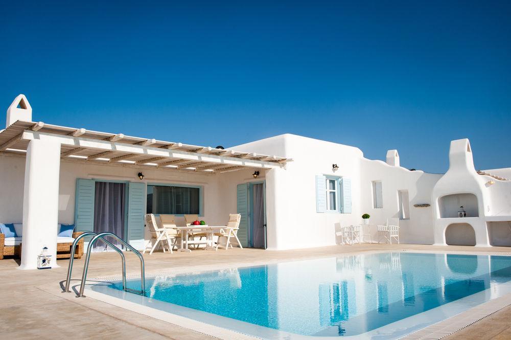Myconian Princess Luxury Villas Kalafatis Bagian luar foto